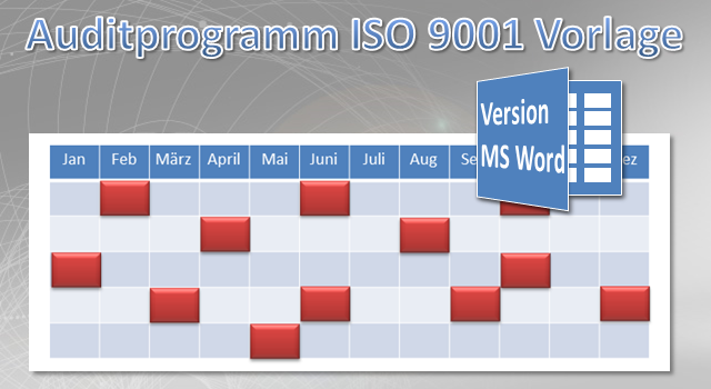 Auditprogramm ISO 9001