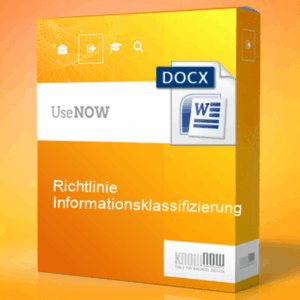 richtlinie informationsklassifizierung