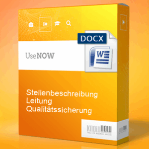 stellenbeschreibung leitung qualitätssicherung