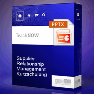 supplier relationship management kurzschulung